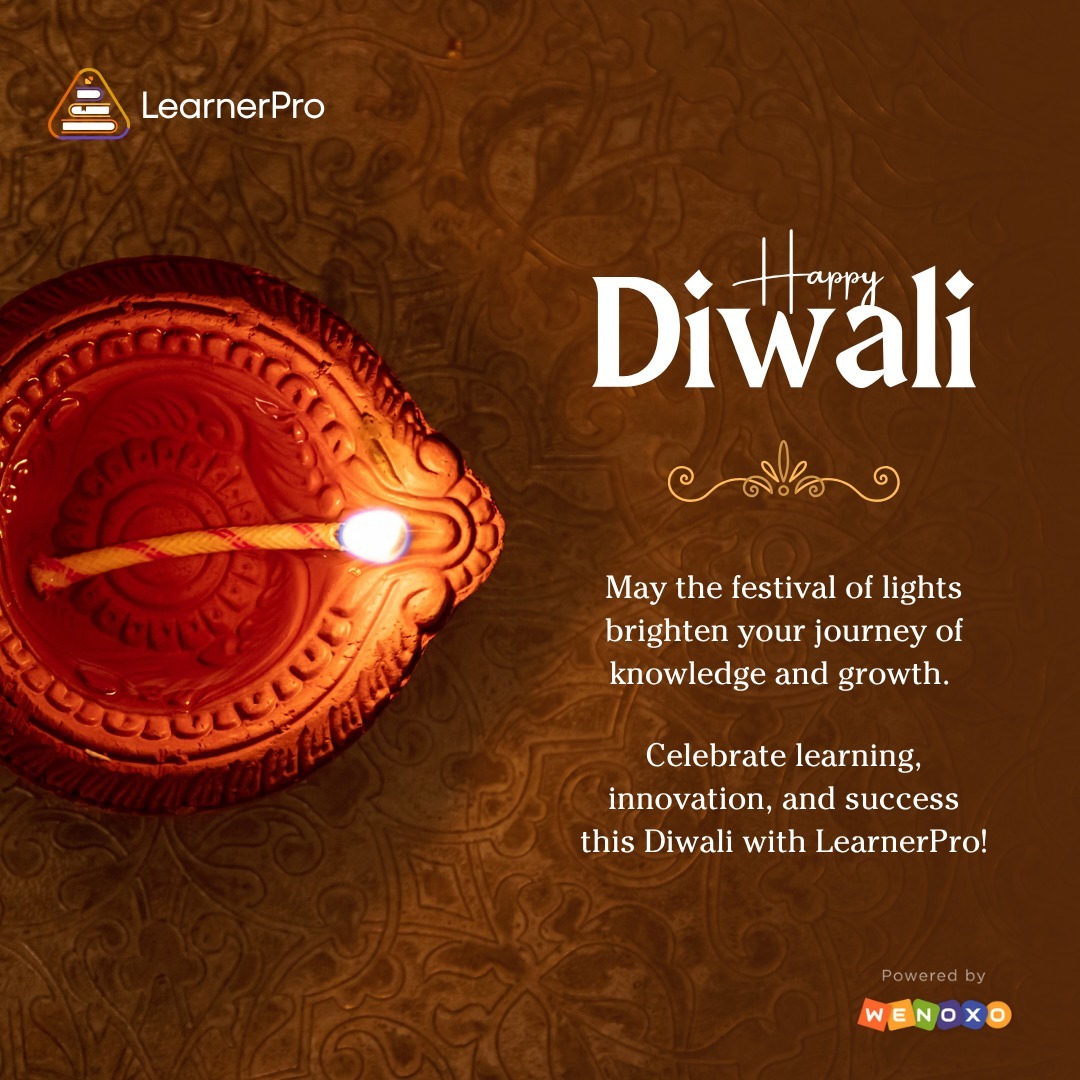 learnerPro2023's tweet image. May this Diwali light up your path of learning, growth, and success! 📚💫
At LearnerPro, we celebrate the spirit of knowledge, innovation, and endless possibilities. 🌟
Wishing you a bright and joyful Diwali! 🪔
#learnerpro #happydiwali #diwalivibes