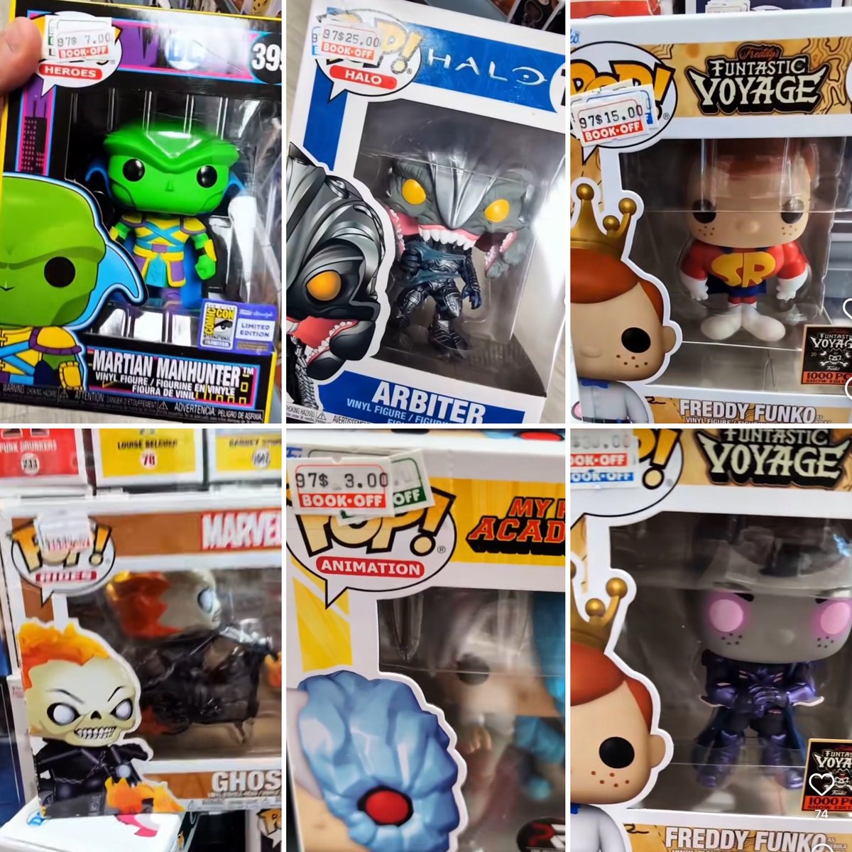 They have a fairly nice selection at Book Off and good prices too! I’ll have to stop by sometime 😳 thanks <a href="/BootlegHeroes/">Bootleg Heroes Mikey</a> ~ #FPN #FunkoPOPNews #Funko #FunkoPOP