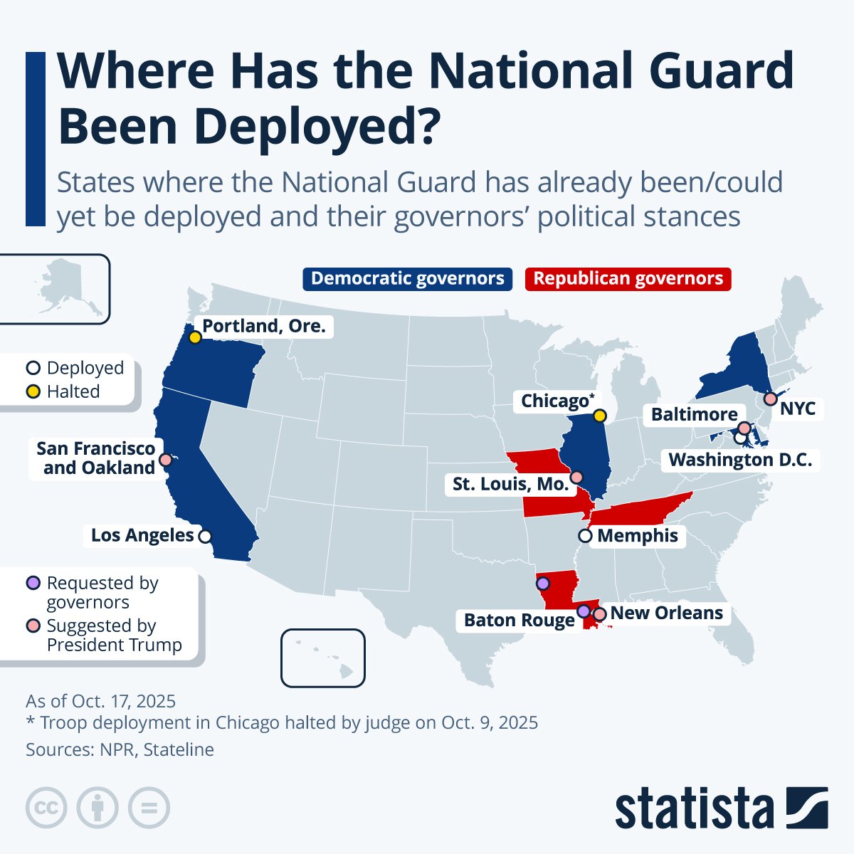 Why is the NG called up across 12 cities? 
Trust in your President. 
God bless, Patriots.