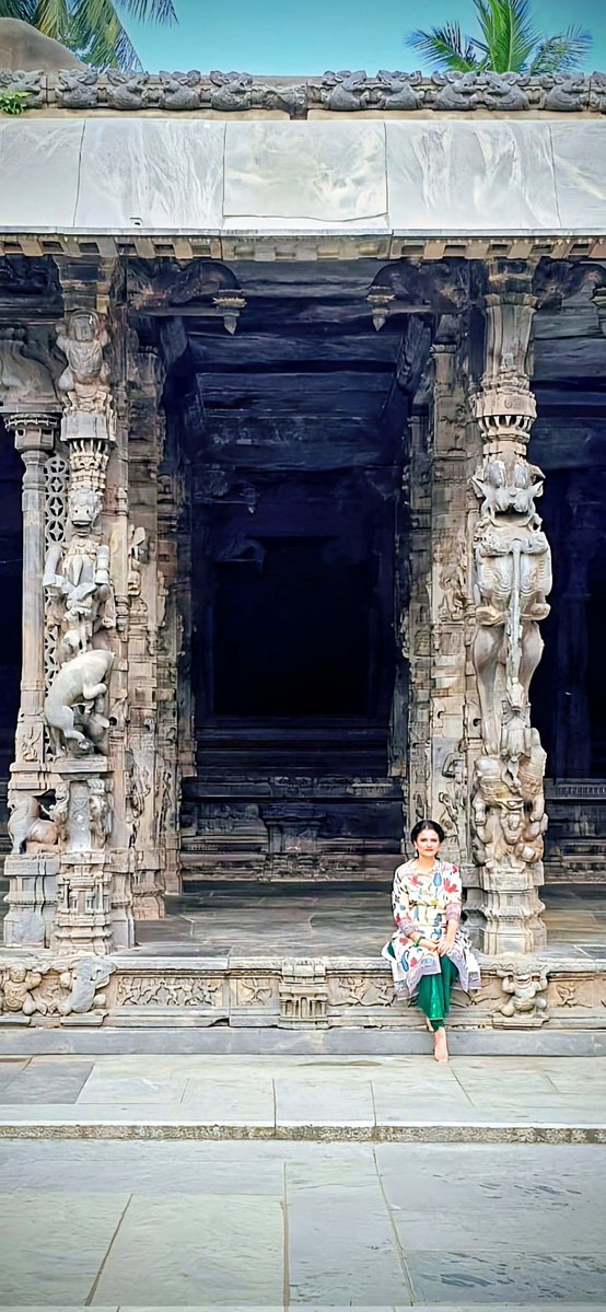 Happy Diwali ☺️.  My fav pic from my recent short trip ..At Jalakandeswarar temple, Vellore fort, Vellore, Tamilnadu 
#MagnificentArchitecture  #TempleVibes 
#suparnasankaran