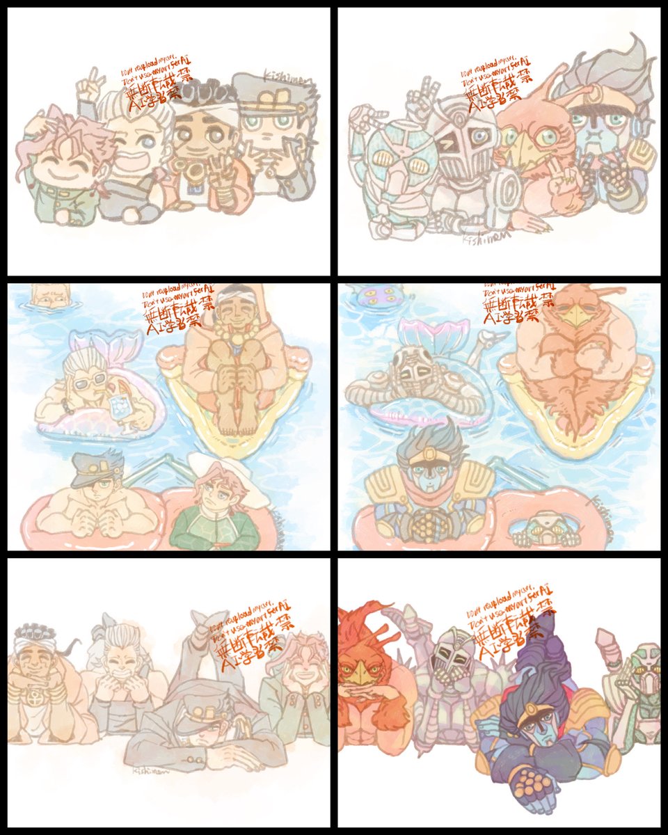 hiramenn's tweet image. 本体とスタンド同じシチュは楽しいからそのうちまた何かリクエストやりたい