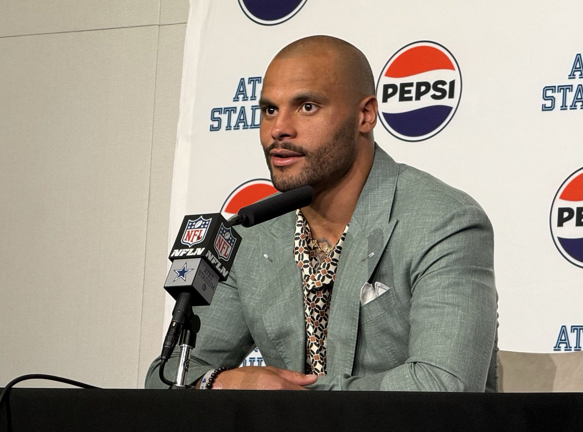 Dak Prescott when asked if the Cowboys’ offense could become one of the NFL’s most dangerous: “Yeah, I don’t see why not. I mean that’s definitely our standard and something that we talk about as a group. It’s not
necessarily putting pressure on us but it’s just the way that we work and the players that we have. With good fortune and good health, I don’t see why this group won’t be one of the best.”