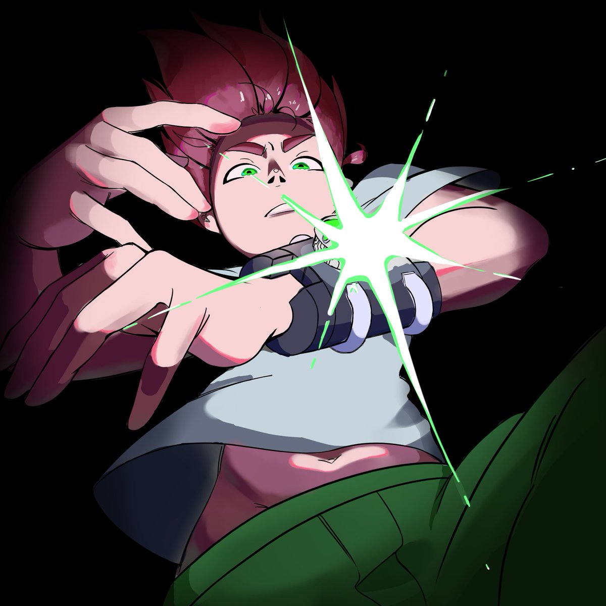 Ravir_arts's tweet photo. “It’s hero time!” 💥
 #ben10fanart #ben10 #digitalart #illustration #artwork https://t.co/Xn93iKMZic