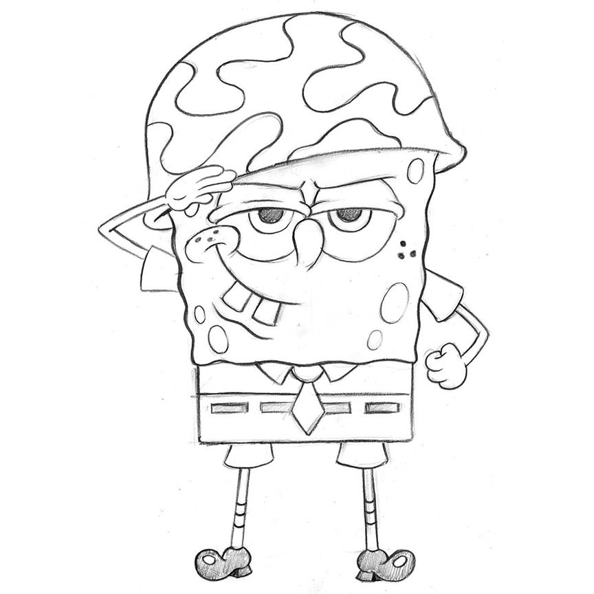 ArtofSpongebob's tweet image. Sketches by Caleb Meurer for "Battle for Bikini Bottom."