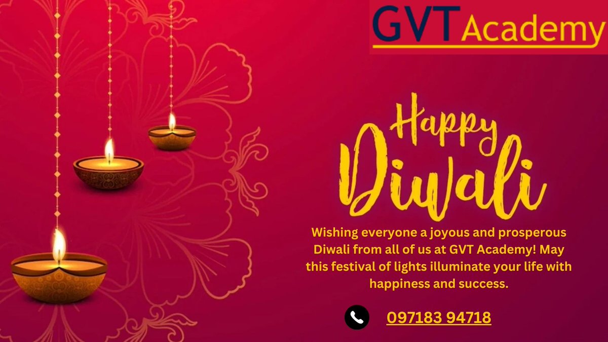 GVTAcademy's tweet image. linkedin.com/posts/gvt-acad…
#HappyDiwali #GVTAcademy #FestivalOfLights #Diwali2025 #JoyOfLearning