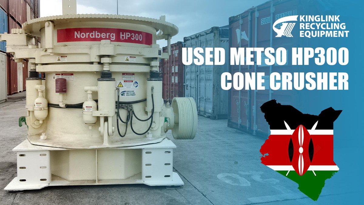Kinglink_C's tweet image. Congratulations! Our renewed original Metso HP300 cone crusher are ready to Kenya! KINGLINK refurbished second-hand machineries are all guaranteed in quite good condition! The king of cost-effectiveness in the second-hand market!#conecrusher #crushingmachine #crusher