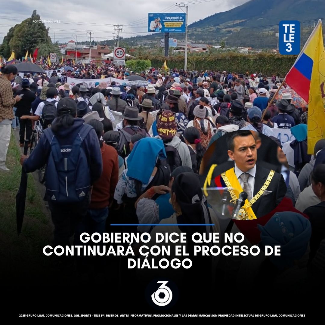 #Urgente|| 🗞️ El Gobierno acabó de dar un comunicado: #ParoNacionalEcuador

"El Gobierno no cederá ante las imposiciones que rompen la palabra de lo acordado previamente. No hay condiciones para el diálogo. 📍📎

No aceptará presiones, ni chantajes; actuará con firmeza, dentro