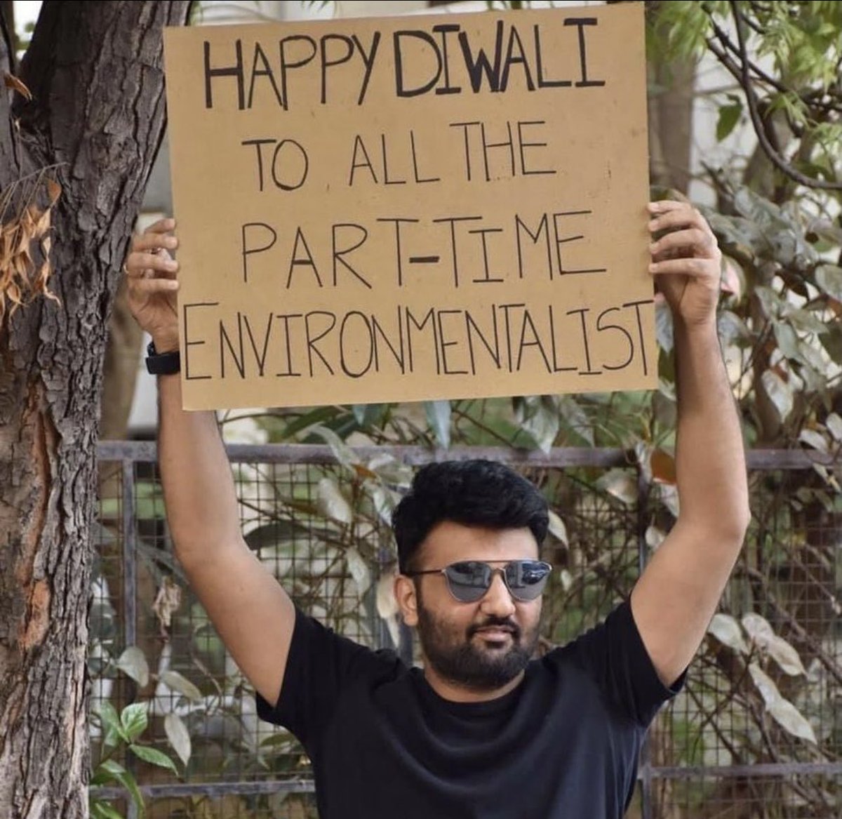 Happy Diwali to all the part-time environmentalists .. have a blast 🥳

 #HappyDiwali