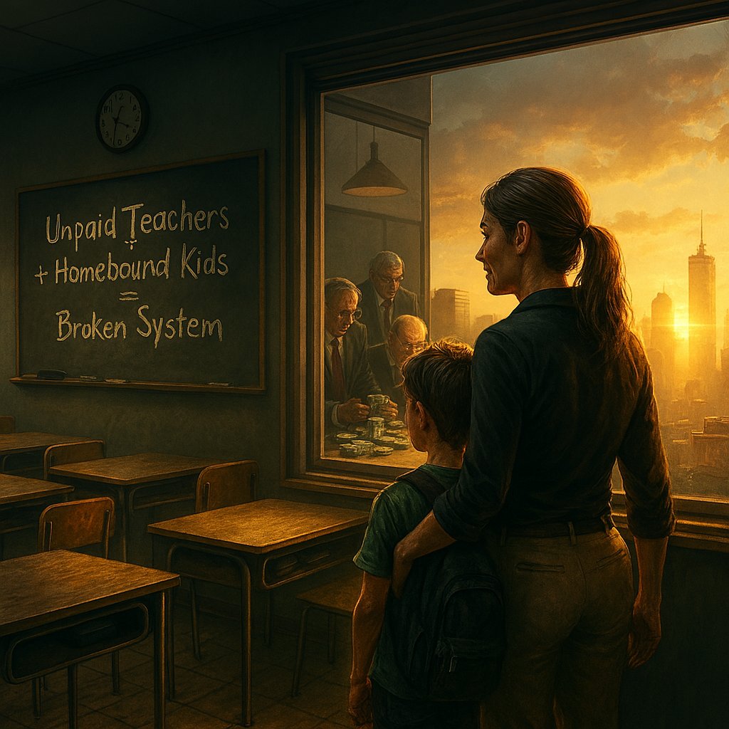 JBennettMLM's tweet image. Teachers deserve pay. Kids deserve classrooms. The ATA’s playing politics—Danielle’s playing for Alberta. Time to move forward.