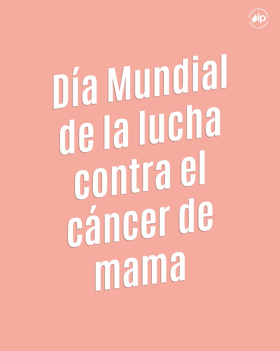 Esta publicación es la señal para hacer una pausa y autoexplorarte.

En Inboplast no solo nos preocupa el planeta, ¡tu salud también! 🩷✋🎗️