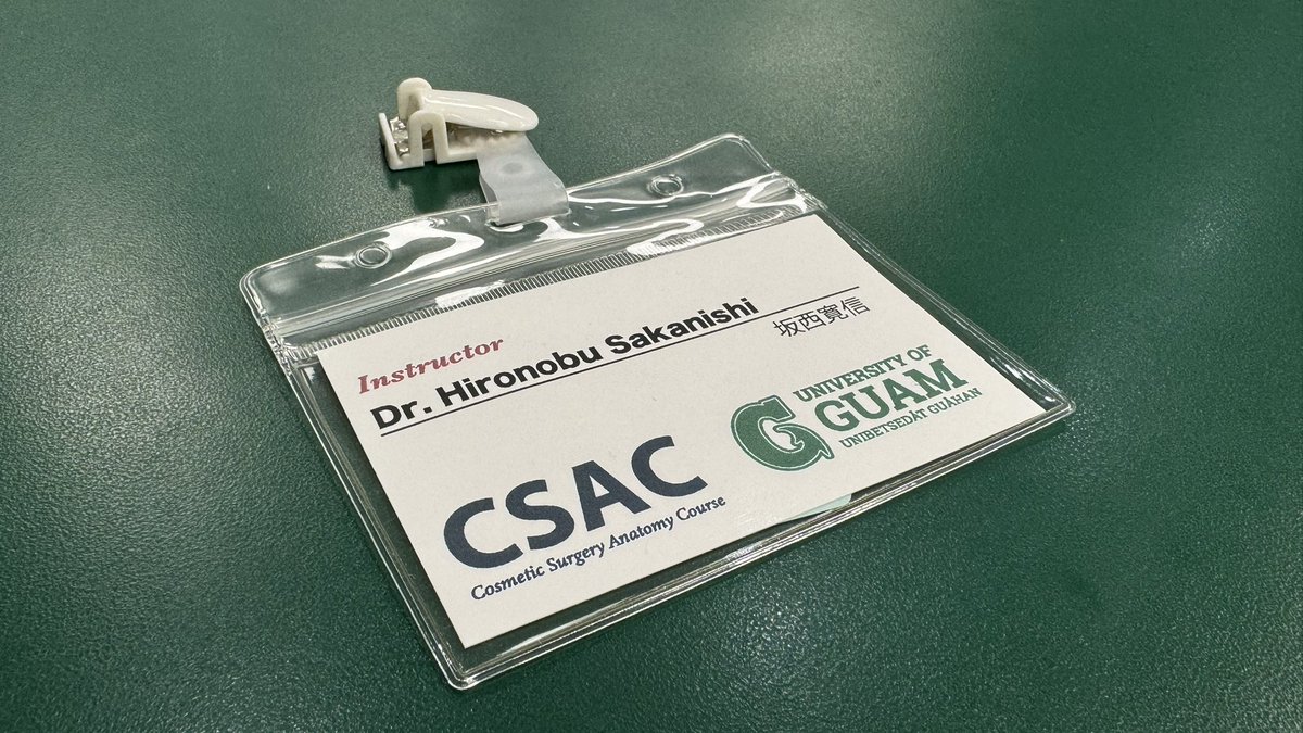 SBC 解剖実習セミナー グアム大学 2025
毎年恒例のSBC解剖実習セミナーの講師をしてきました。
楽しく充実した研修を行う事が出来ました。
来年も2回の海外解剖研修＋αを考えています。
SBCに所属していて良かった！と思って頂けるような教育システムの、更なる充実に向けて精進して参ります。