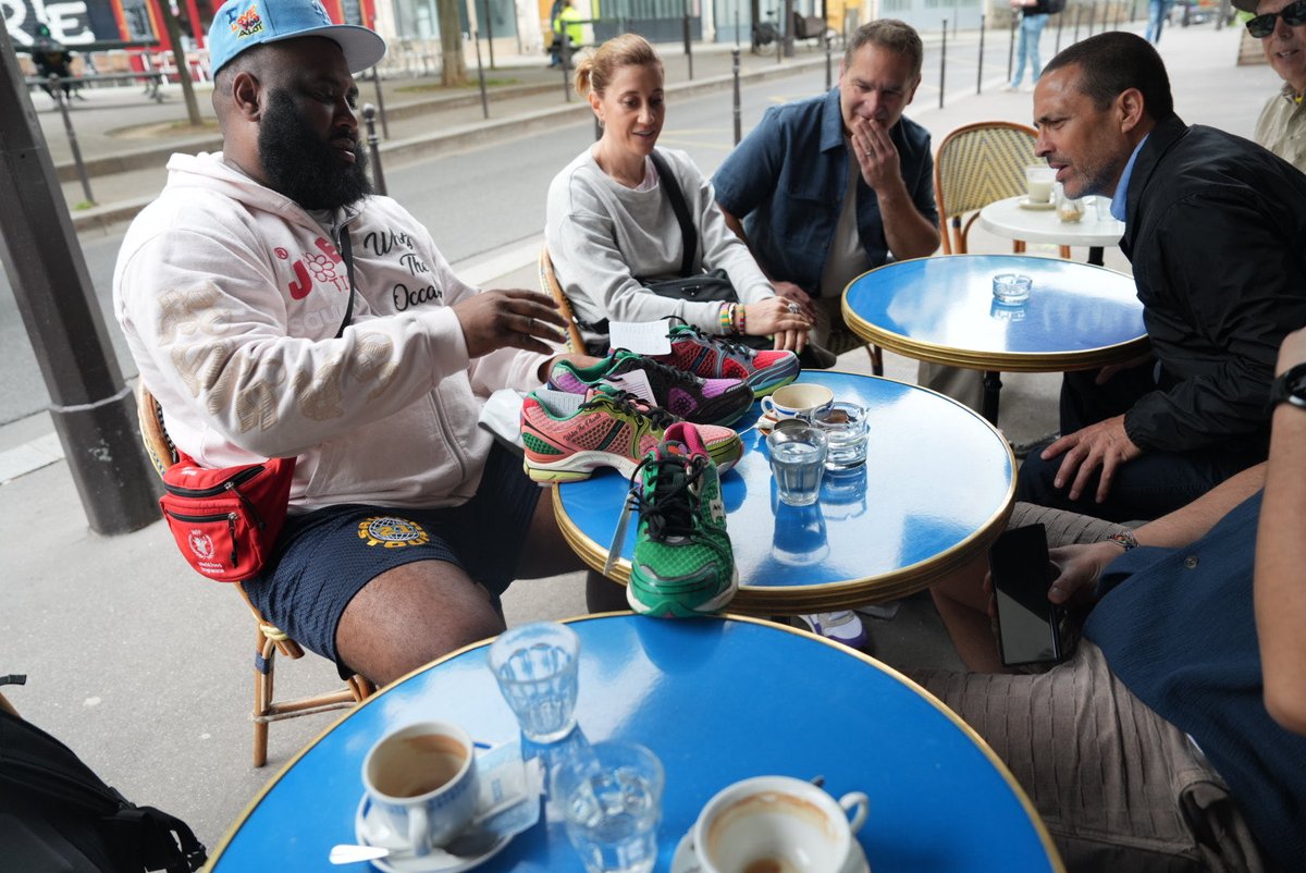 Breakfast in Paris June 2024. Saucony showed me first samples.. I explained how I needed to release all 4 to tell the story.. 

A little insight to how far in advance we worked on these .. This was before omnis, matrix and jazz 9 came out..