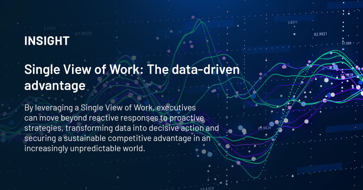 Delayed insights waste time and resources. Our blog reveals how a Single View of Work streamlines decisions, enables efficient resource allocation, and accelerates ROI. Learn more: bit.ly/4ooG8W5
#SingleViewofWork #ROI #StrategicLeadership