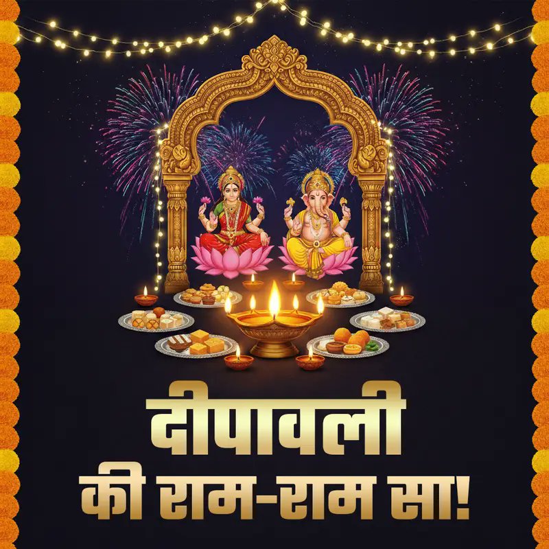 RangRajasthani_'s tweet image. 🔸आप सभी ने दिवाली की राम राम सा!
