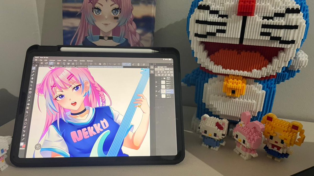 Nekkonime's tweet image. I like the results so far, how about you guys? &amp;gt;&amp;lt;

#wipart #ilustration #digitalart