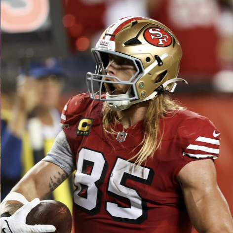 kevinkruegs's tweet photo. George Kittle may not have caught a pass, but he made a huge difference in the run game:

With Kittle ON the field: 
28 carries
151 yards 
2 touchdowns  
1.4 yards before contact per carry

With Kittle OFF the field:
6 carries
12 yards
-2.1 yards before contact per carry

per @nfl