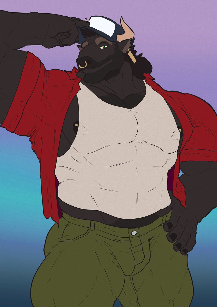 Weretober Day 19 - Highland Bison

Howdy there ✨

#weretober