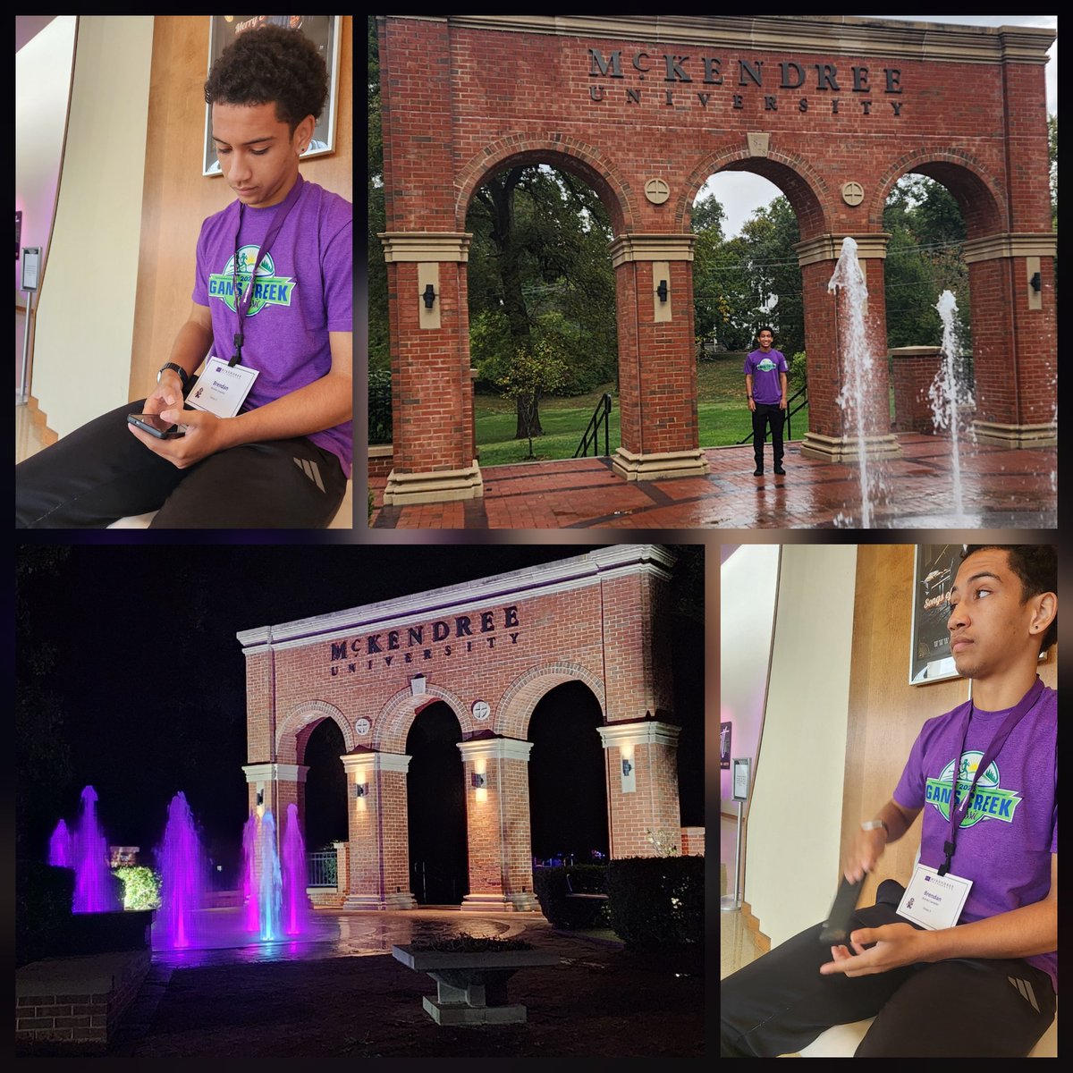 SfromMr's tweet image. A great drive, good talks, tons of laughs, lots of rain, sweaty armpits, foodies ... tears of joy! 

B's hardwork and recognition took us to McKendree U for a tour and visit with the XC/TnF coach. 

Proud to be on this journey with you. We have so many great people in our corner.