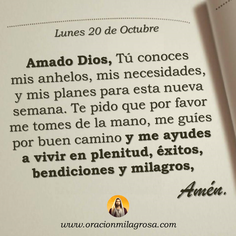 oracion_milagro's tweet photo. Oración para el lunes 20 de octubre de 2025: https://t.co/xZt6Aph8HM