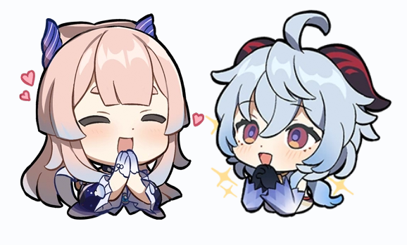 #kokoyu #ganyu #kokomi #GenshinImpact #rarepair