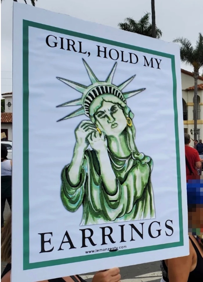 lberger9's tweet image. So happy to be a part of this movement, repping in SJ. Our voices, steps, and signs matter. #AndJusticeForAll