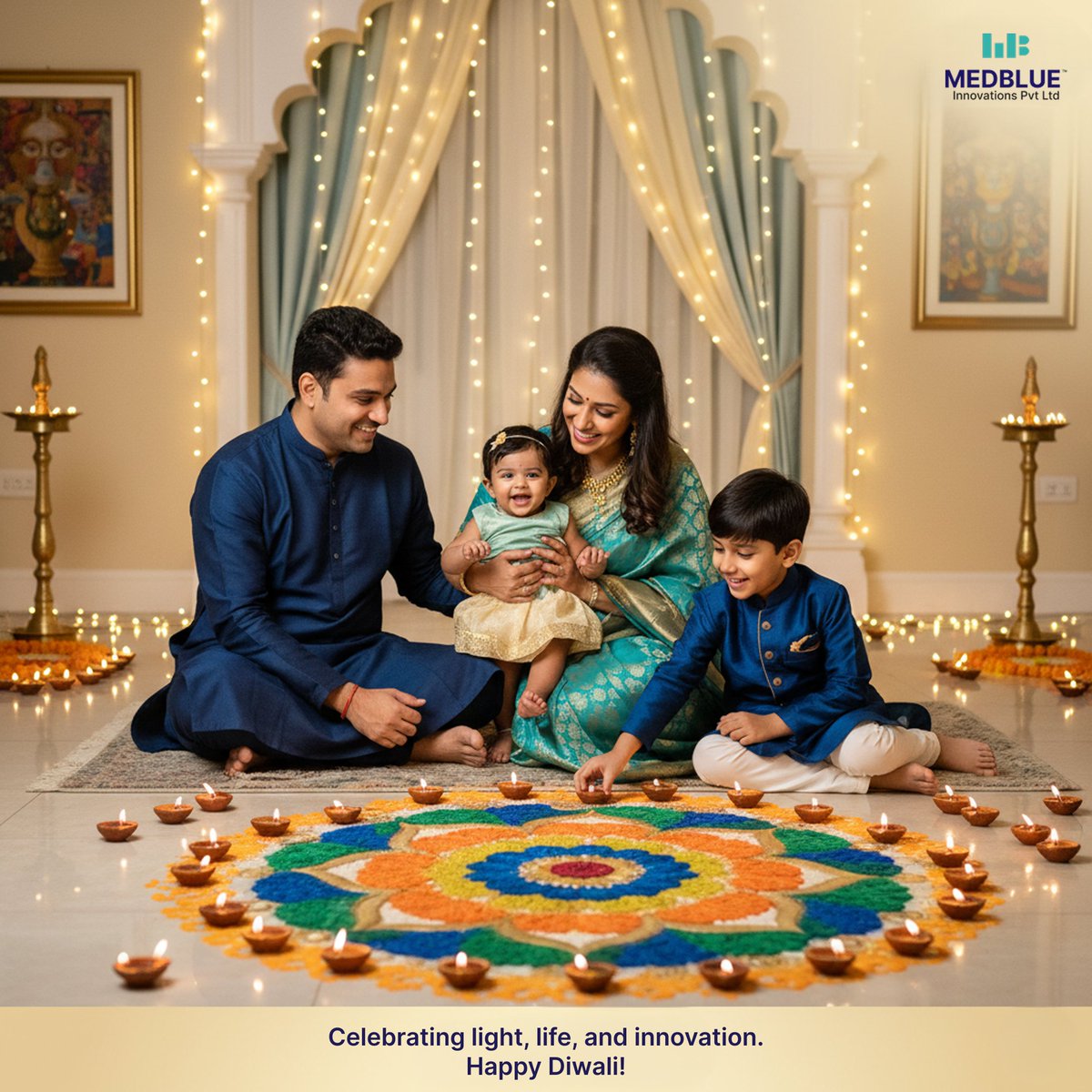 Medblue_'s tweet photo. Celebrating the light of innovation and wellness this Diwali.
✨ Wishing everyone a bright, healthy, and prosperous Deepawali!
— Team Medblue Innovations Pvt. Ltd.

#HappyDiwali #MedblueInnovations #InnovationThatMatters #FestivalOfLights https://t.co/TVsabimWo9