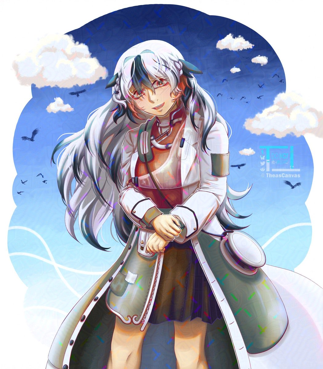 Snowsant for a friend 🤍

#Arknights