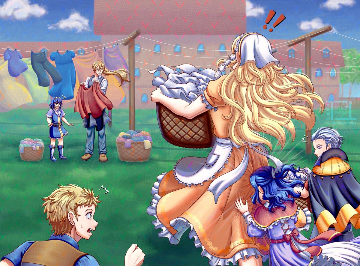 Libra/Lissa ending: Setting up the orphanage

#FireEmblem #FEAwakening