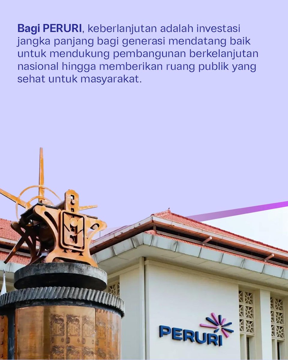 Febrienkr's tweet photo. Langkah nyata PERURI menuju Net Zero Emission (NZE) 2060 membuktikan bahwa keberlanjutan adalah investasi masa depan.

#PerusahaanTeknologiHighSecurity #InnovationforASovereignFuture #KemajuanBerdaulat #InovasiKeamananTinggi #PeruriGovTechIndonesia #TrusteeOfSovereignty https://t.co/Q7vir2NGnT