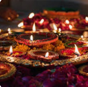 Happy Deepawali. 
Just a single lamp dispels darkness. May this festival of lights dissolve all your obstacles and worries. May goddess Lakshmi bless you with abundant success, material and spiritual wealth.