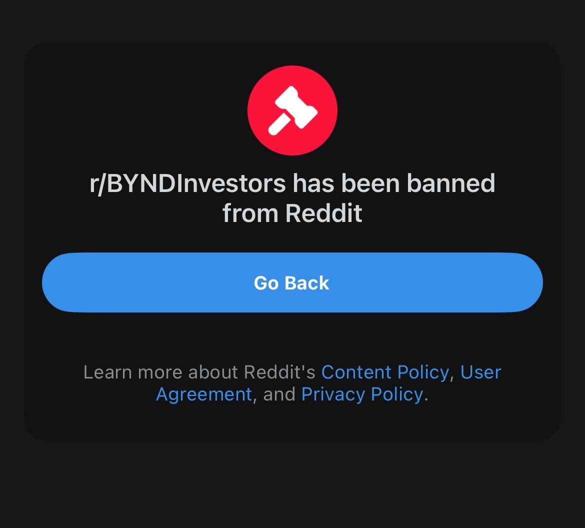 xMarketNews's tweet image. BREAKING🚨 REDDIT SUPPRESSES RETAIL INVESTORS AMID BEYOND MEAT SURGE

- It looks like platforms are trying to prevent a short squeeze similar to the GameStop saga which seems like pure CORRUPTION $BYND $GME