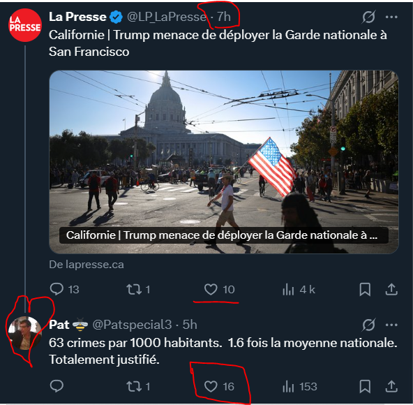 Suivez <a href="/Patspecial3/">Pat 🐝</a> il est toujours très pertinent dans c réponses et toujours liké plus que c fake news 👇😁
