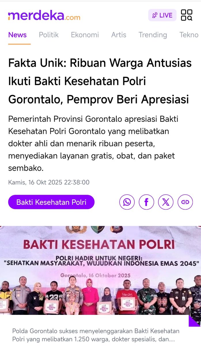 warga yg antusias membawa Kesuksesan Program Pemerintah seperti ikuti bakti kesehatan seperti ini. ayo kita berikan #DukunganTransformasiNasional