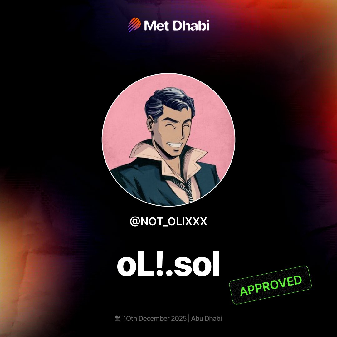 See you Met Dhabi! 

Thank you for the opportunity <a href="/MeteoraAG/">Meteora</a> 

Gud Fee Tek!