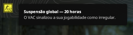 CaioGuedesF's tweet photo. Olá @Steam @CounterStrike , tomei ban sem nunca ter usado hack na vida! Estava fazendo a partida da vida, estavam 24/1 em 9 rounds, e a partida foi cancelada por uso de hack, e tomei o ban.

Tenho minha conta à 8 anos, mais de 7 mil horas de jogo e nunca usei cheat. O que fazer? https://t.co/Sn86uXDXtE