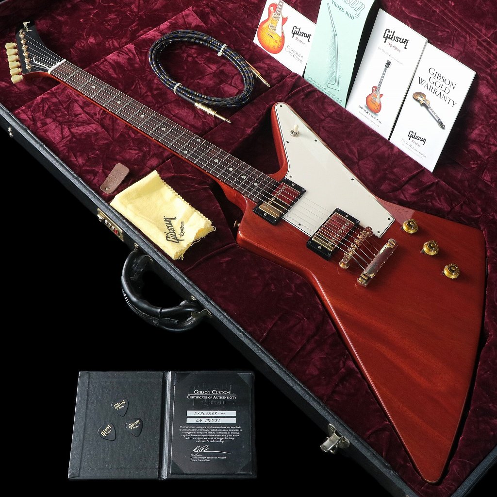 2008年製 Gibson Custom Shop/ 1958 Reissue Explorer Mahogany Faded