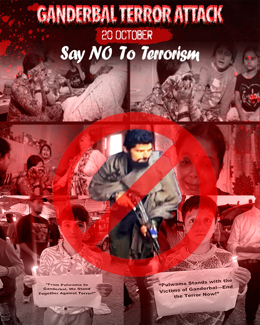 From Pulwama to Ganderbal - the pain is the same, the enemy unchanged. Pakistan-backed terror keeps bleeding Kashmir but our unity stands unshaken. #GanderbalTerrorAttack #IndiaAgainstTerror #StandWithVictims #PakistanIsTerrorFactory #StopCrossBorderTerror