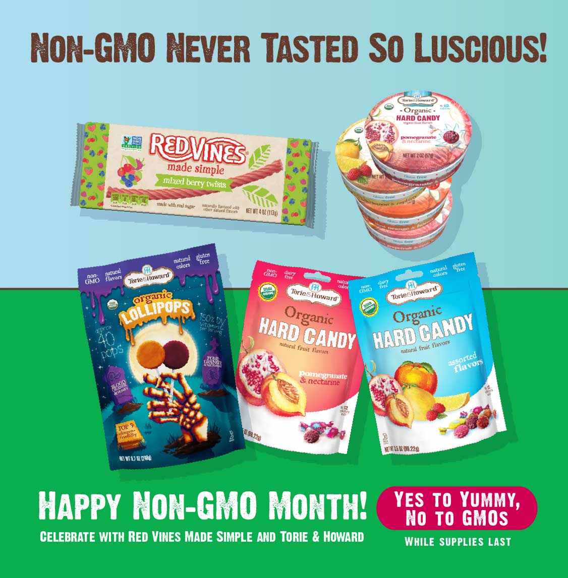 Celebrate Non-GMO Month with Red Vines Made Simple Mixed Berry Twists! This fruity, dye-free, plant-based red licorice is a treat everyone can enjoy. Made with real cane sugar and free from GMOs, it's perfect for sharing or indulging solo!

🔗: shop.americanlicorice.com/products/red-v…