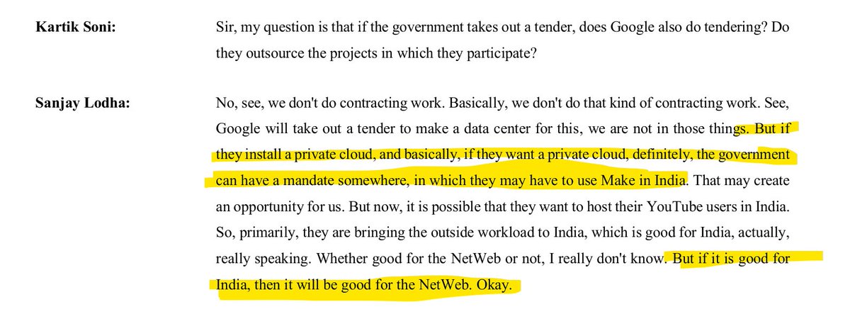 Sectorsignals's tweet image. Netweb on Google AI Data Center & Indirect benefit of AI Penetration
Source - Q1 FY2026 Concall