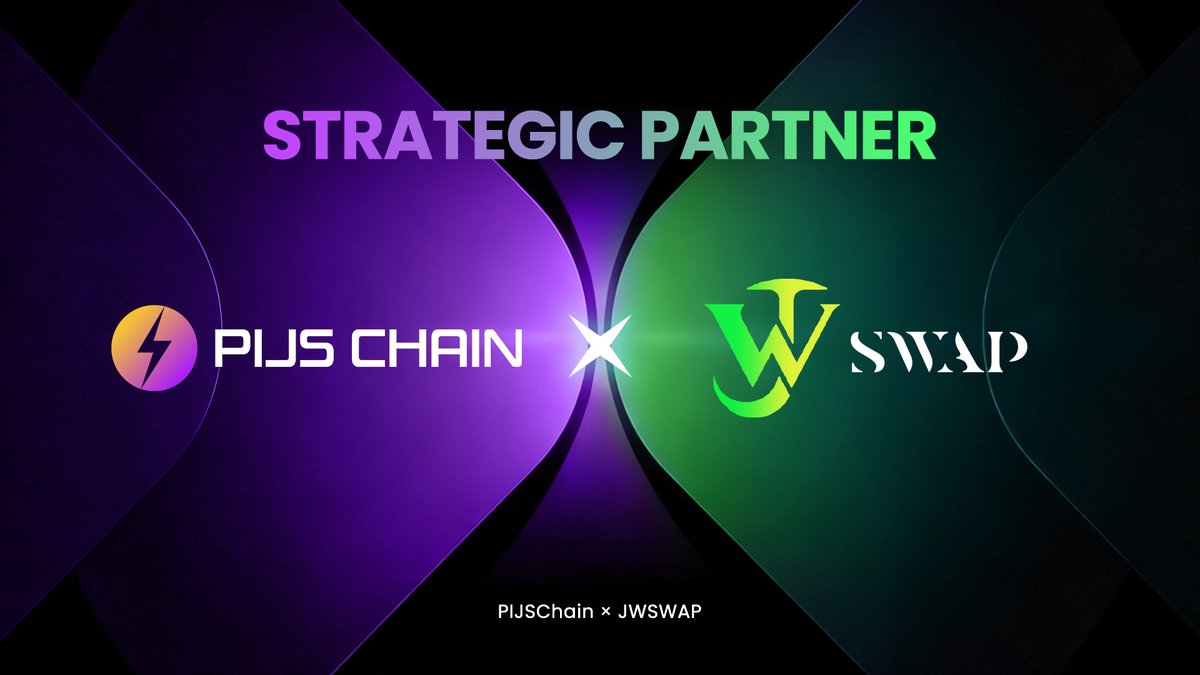 PIJSwap_Labs's tweet image. 📢 Major Announcement｜PIJSChain × JW SWAP Strategic Partnership Officially Established!

Hey, #PIJSChain Fam 🚀
We’re excited to announce that PIJSChain has officially formed a strategic partnership with JW SWAP!

💠 About JW SWAP
JW SWAP is a next-generation decentralized…