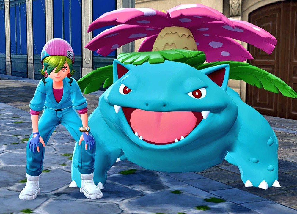 推し概念コーデ∞に組める🐸🌸
楽しすぎんだろ😭
#ポケモンレジェンズZA #フシギバナ
