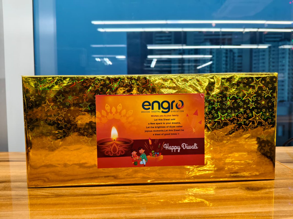 EngroTech's tweet image. Diwali Celebrations at #Engro! 🎇

From vibrant ethnic wear and delicious homemade sweets to fun-filled activities and heartfelt gifts, the day was a perfect reflection of our culture, unity, and spirit of innovation.

Wishing everyone a Happy Diwali and a Prosperous New Year🌟