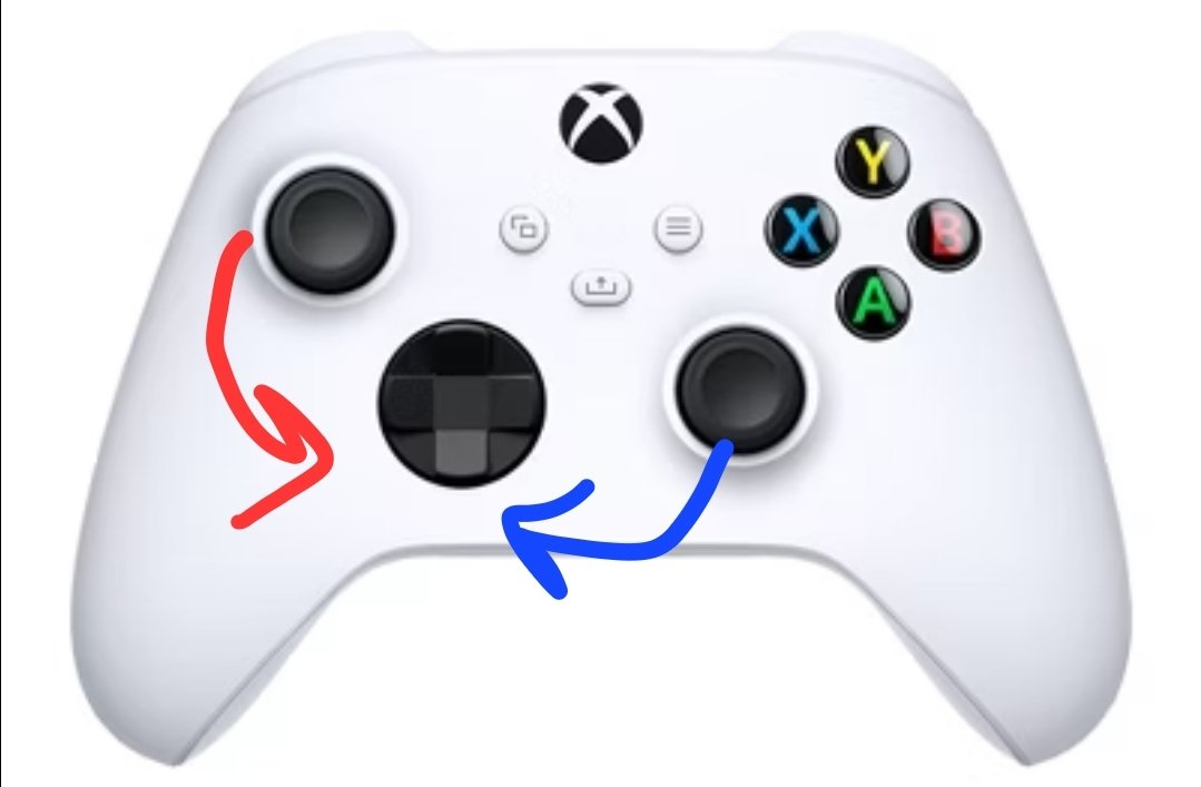 I need feedback from actual controller players. 

How do you use the D-pad when playing an FPS game:
Left thumb and stop moving or right thumb and stop aiming?