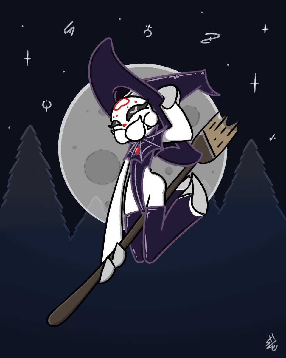 She’s ready for the season 🎃