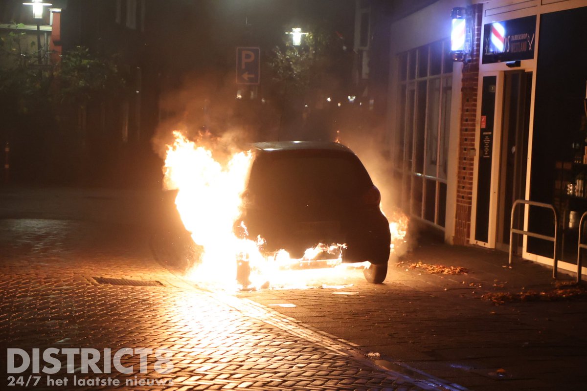 Autobrand in Poeldijk