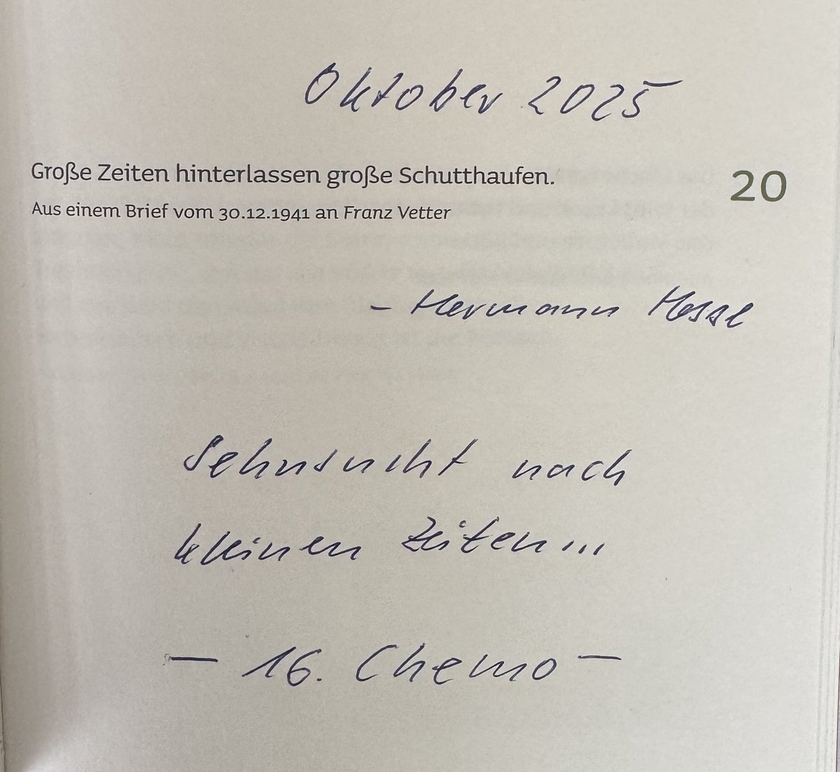 #hermannhesse #hermannhessequotes #365tagemithermannhesse #dertaeglichehesse #kalenderspruchdestages #inselkalender #kalender