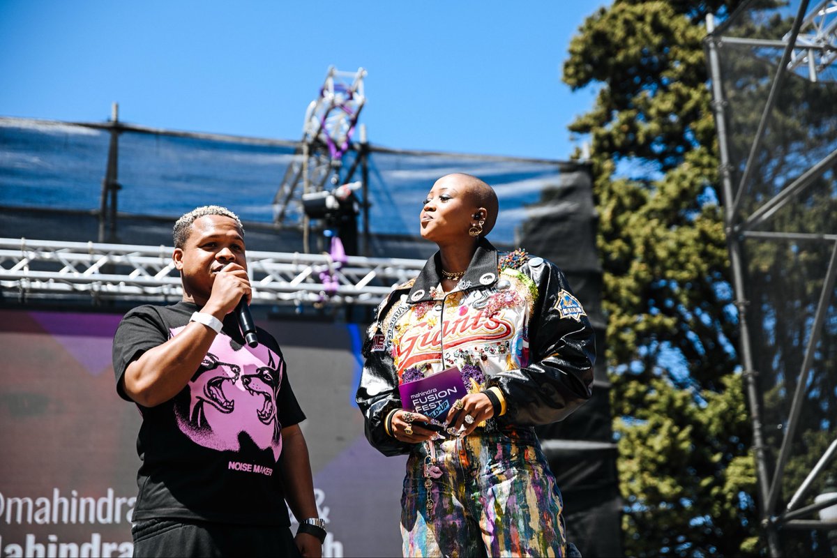 Mahindra_SA's tweet photo. Backyard gave us a taste of fashion at #MahindraFusionFest: The Build-up at UCT. There'll be even more fashion at the Fusion Fest on 7 March 2026! Get ready for it.​

#DiscoverTheX https://t.co/kBI8s3GYU2