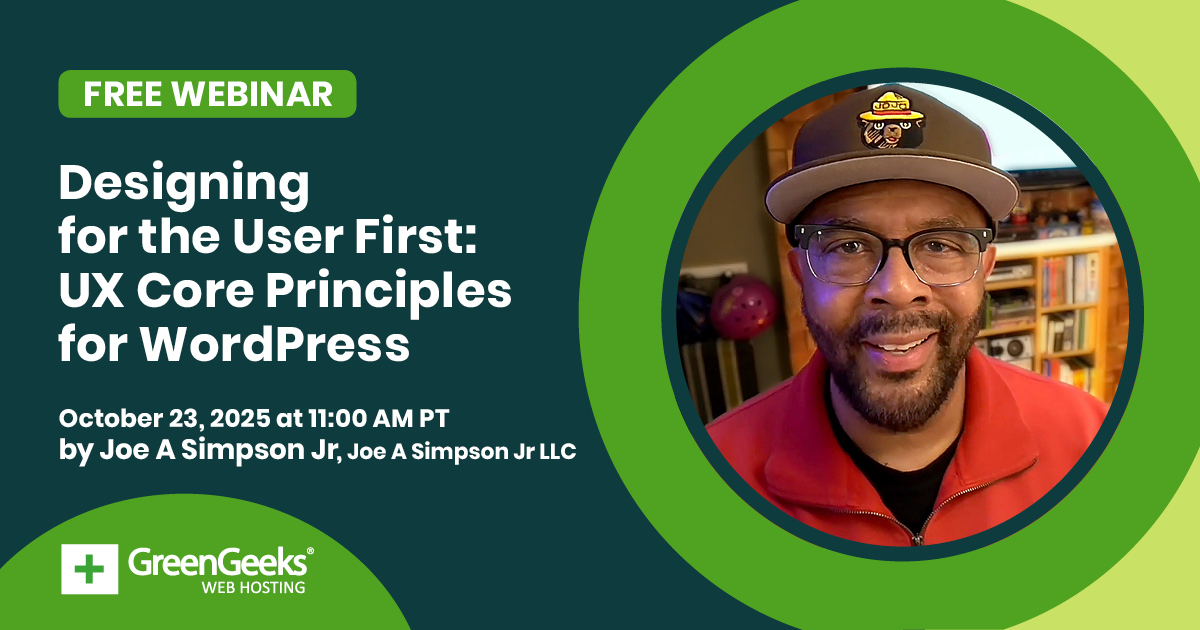 goGreenGeeks's tweet image. Want to design websites that customers actually visit and engage with?

Join our free webinar with Joe A Simpson Jr. to learn essential #UX techniques, WordPress FSE tips, and live site review insights!

greengeeks.com/webinars/desig…
#WebDesign #WordPress #Accessibility #GreenGeeks