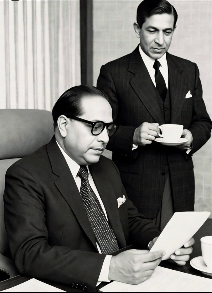 ये हकीक़त है 👇
बाकी कुत्ते जो भोंक रहे भौंकने दीजिए 
संविधान निर्माता बाबा साहब अम्बेडकर जी 
के पीछे खड़ा कौन है कहीं क्लर्क तो नहीं है 🫣