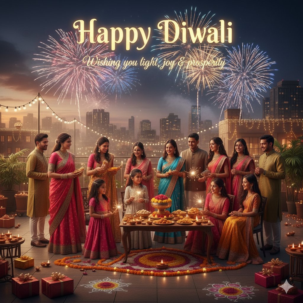 👉
Wishing you a very Happy Diwali! May your celebrations be filled with light, joy, and prosperity. 🪔
#Diwali2025 
#HappyDiwali